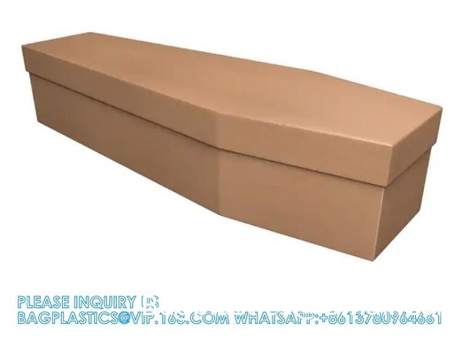 Coffres en carton à crémation biodégradables assemblés Prix des fabricants Coffres en carton