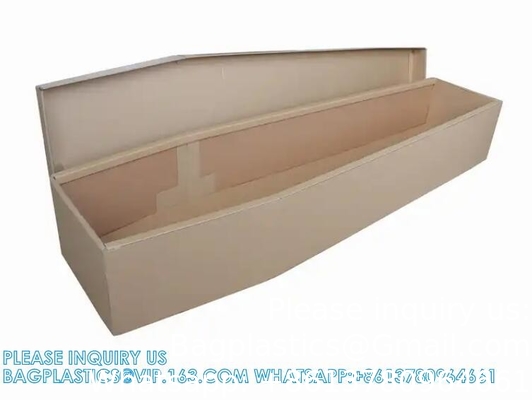 Coffres en carton à crémation biodégradables assemblés Prix des fabricants Coffres en carton