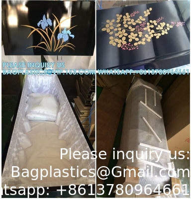 Coffre en contreplaqué japonais Coffre en bois avec peinture de fleurs Coffre Coffre en bois OEM Coffre en bois japonais