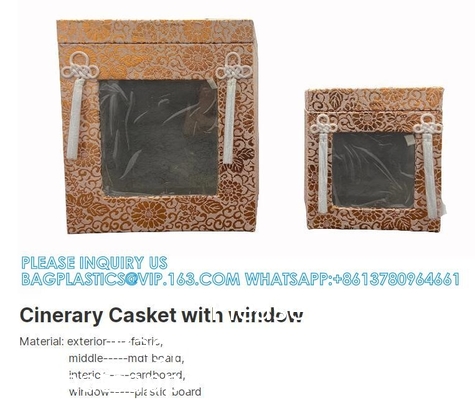Caisse à os en bois en MDF, artisanale, de style japonais avec fenêtre