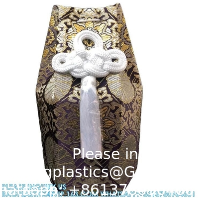 Urne funéraire japonaise en bois Boîte à os et sac avec motif de fleur Souvenir funéraire Boîte à cendres et sac à os