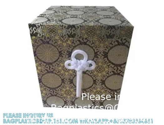 Urne funéraire japonaise en bois Boîte à os et sac avec motif de fleur Souvenir funéraire Boîte à cendres et sac à os