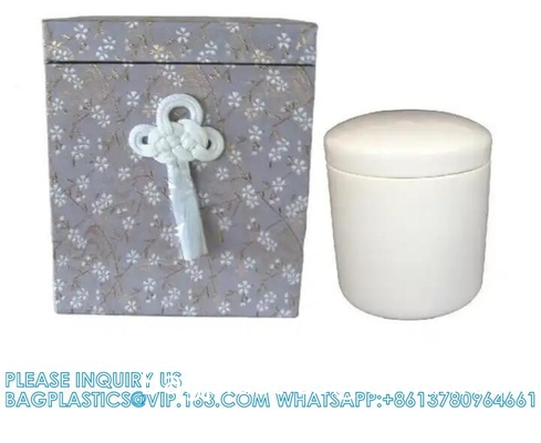 Complète gamme de tailles Japon Funérailles Paulownia Boîte à os en bois Accessoires funéraires Paulownia Boîte à os en bois