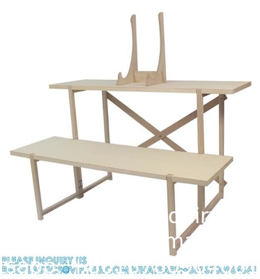 fournitures funéraires, table en bois, exportation au Japon autel en bois pliable pour cérémonie funéraire bouddhiste