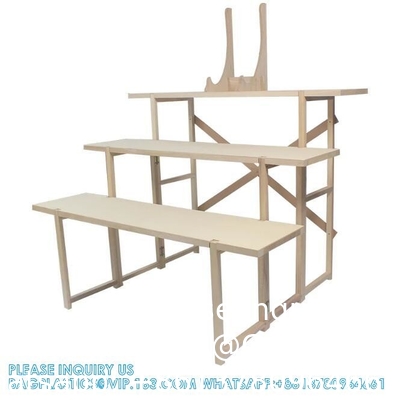 fournitures funéraires, table en bois, exportation au Japon autel en bois pliable pour cérémonie funéraire bouddhiste