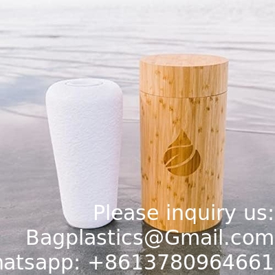 Urne d'eau de mer: Urne biodégradable pour l'enterrement dans l'eau, enterrement en mer Eco-enterrement: Urne biodégradable, urne funéraire, urne de bambou