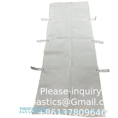 Sac à corps de cadavre, en vinyle blanc, large de 36 x 90 pouces, long de toute la longueur, centre sac à corps fermeture à glissière