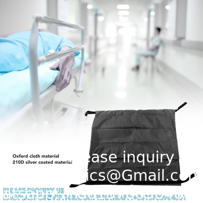 Sac à cadavres, sacs de dépôt de cadavres, sacs de dépôt de cadavres à 4 poignées, fermeture à glissière centrale, sac de dépôt de cadavres d'urgence, enterrement