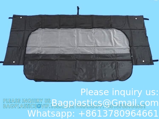 Sacs à cadavres, sacs à cadavres étanches à l'eau 210D étanches au vent Sacs de rangement pour corps Sacs de cadavre fournitures funéraires