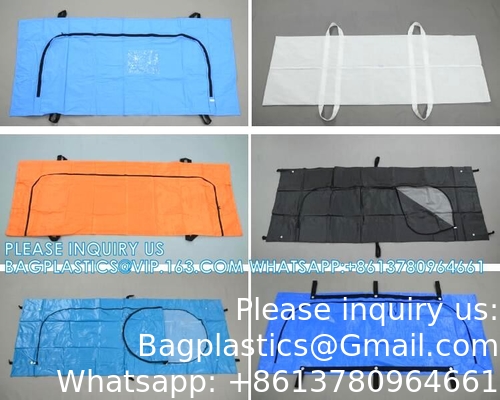 Sacs à cadavres, sacs à cadavres étanches à l'eau 210D étanches au vent Sacs de rangement pour corps Sacs de cadavre fournitures funéraires