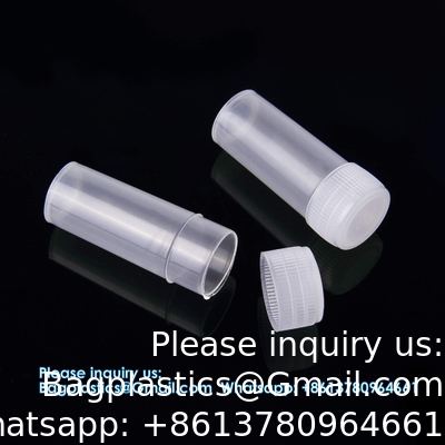 7 ML Flacons en plastique avec couvercle Bouteilles d' échantillons Flacon Flacons en plastique avec bouchon Flacons en plastique pour petits articles
