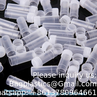 7 ML Flacons en plastique avec couvercle Bouteilles d' échantillons Flacon Flacons en plastique avec bouchon Flacons en plastique pour petits articles