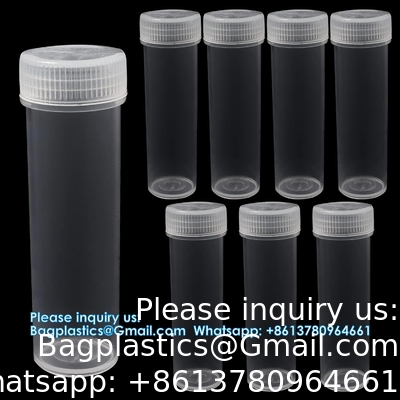7 ML Flacons en plastique avec couvercle Bouteilles d' échantillons Flacon Flacons en plastique avec bouchon Flacons en plastique pour petits articles