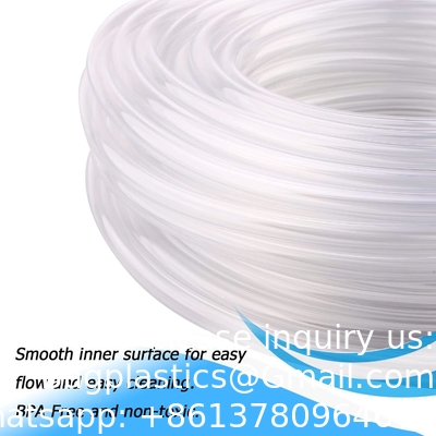 Tubes en silicone clair, 10ft 3/8&quot; ID X 1/2&quot;OD Tubes en silicone pur de qualité alimentaire à haute température pour la vinification à domicile