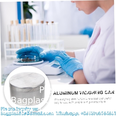 Boîte d'aluminium plaque de pesage échantillonnage à bec étroit pesage de la collecte du sol pot échelle d'aluminium cuve de laboratoire