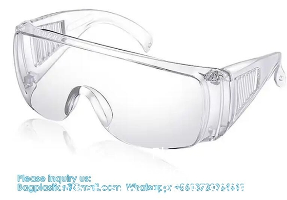 Lentilles de protection industrielle personnalisées lunettes de protection sur ordonnance Ansi Z87.1 Mode Anti-brouillard Poussière de travail élégant Sécurité claire