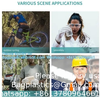Lentilles de protection industrielle personnalisées lunettes de protection sur ordonnance Ansi Z87.1 Mode Anti-brouillard Poussière de travail élégant Sécurité claire