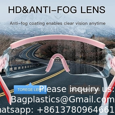 Lunettes de sécurité sur lunettes Anti-brouillard Lunettes de sécurité Lunettes de protection avec cadre réglable Pour les hommes Les femmes