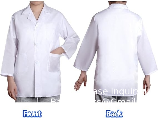 Docteur scientifique Costume enfants Laboratoire manteau et lunettes Les enfants s'habillent Kit avec carte d'identité Loupe pour Halloween