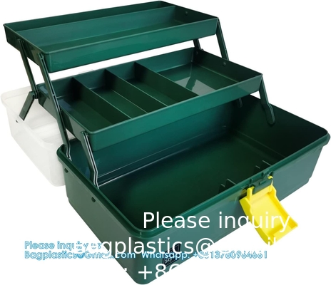 Boîte de rangement portable avec plateau, organisateur de fournitures de couture polyvalent, étui pour étudiant, organisation d'artisanat