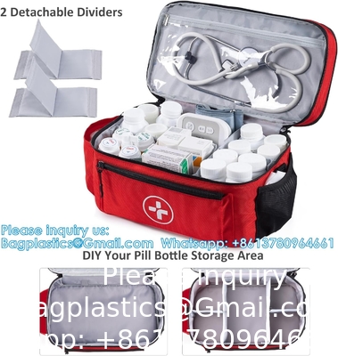 Sac médicinal de voyage organisateur de médicaments organisateur de stockage organisateur de bouteilles de pilules organisateur de stockage organisateur de médicaments