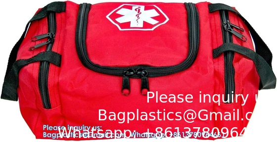 Sac de premiers secours vide Sac médical traumatisant Sac d'urgence Sac d'urgence organisateur EMS EMT Sac portatif à l'épaule 13 X9 X7
