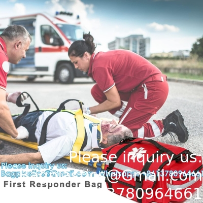 Sac de premiers secours vide Sac médical traumatisant Sac d'urgence Sac d'urgence organisateur EMS EMT Sac portatif à l'épaule 13 X9 X7