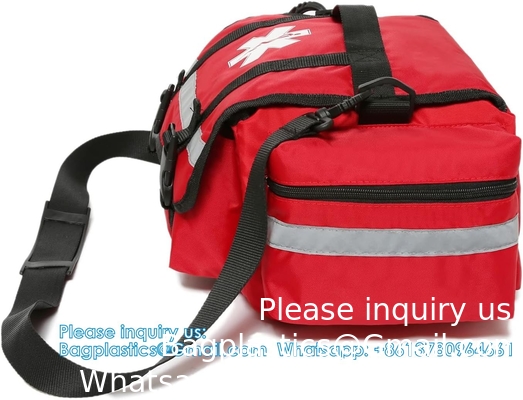 Sac de premiers secours vide Sac médical traumatisant Sac d'urgence Sac d'urgence organisateur EMS EMT Sac portatif à l'épaule 13 X9 X7