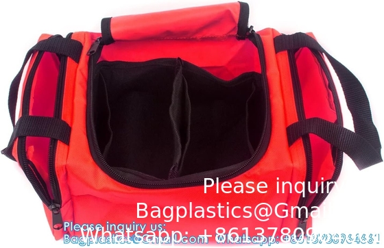 Sac de premiers secours vide Sac médical traumatisant Sac d'urgence Sac d'urgence organisateur EMS EMT Sac portatif à l'épaule 13 X9 X7