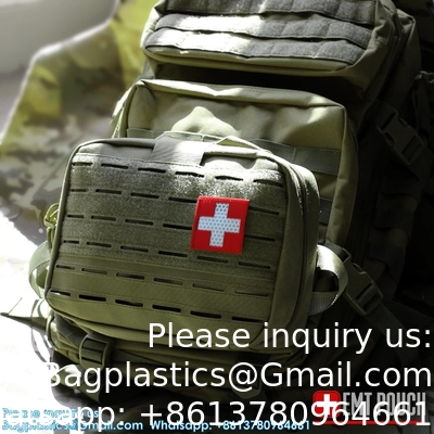 Kit de traumatologie en poche avec garniture et sac médical tactique en poche d'urgence EMT kit de premiers soins avec porte-garniture