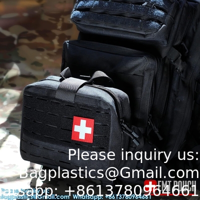 Kit de traumatologie en poche avec garniture et sac médical tactique en poche d'urgence EMT kit de premiers soins avec porte-garniture