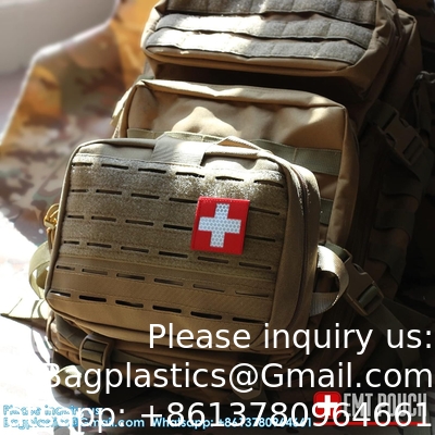 Kit de traumatologie en poche avec garniture et sac médical tactique en poche d'urgence EMT kit de premiers soins avec porte-garniture