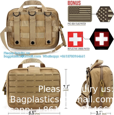 Sacoche médicale tactique MOLLE accessoire Sacoche médicale tactique Sacoche de premiers secours EMT Rip-Away IFAK