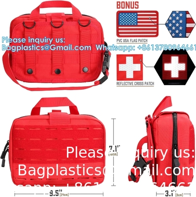 Sacoche médicale tactique MOLLE accessoire Sacoche médicale tactique Sacoche de premiers secours EMT Rip-Away IFAK