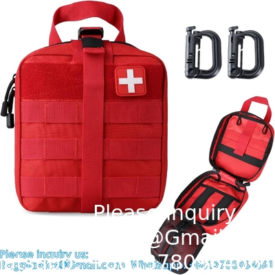 Sacoche de premiers soins tactique, sacoches de secours de première nécessité, sacoches militaires, sac médical IFAK, kit de survie d'urgence en plein air
