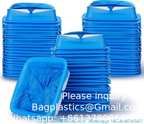 Sacs émésiques, sacs à vomir jetables, sacs anti-nausées pour les avions et les voitures, sacs anti-nausées pour les nausées de déplacement (bleu)