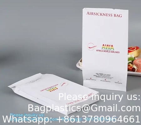Sacs à vomir pour vomir dans l'avion - Sacs jetables pour les nausées aériennes Sacs à vomir pour voiture, Uber, voyage