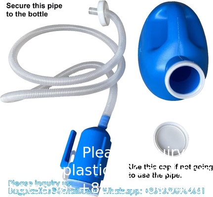 Urinals portables étanches aux déversements 2000 Ml 68 Oz Bouteilles d'urine pour hommes 63 &quot;