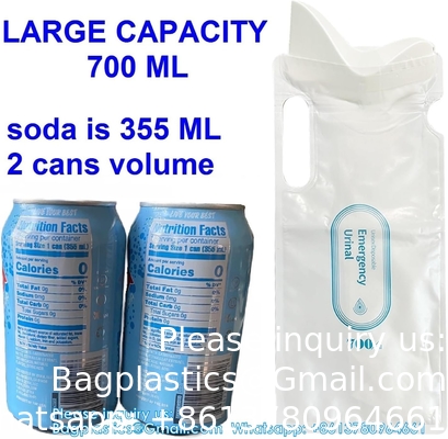 Sacs d'urine 700 ml Sacs d'urine pour les hommes Sacs d'urine pour les femmes Sacs d'urine pour les hommes