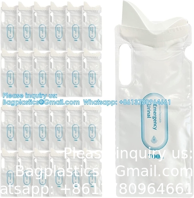 Sacs d'urine, sacs d'urine pour camping, sacs d'urine jetables, sacs d'urine de voyage, toilettes d'urgence portable pour les embouteillages