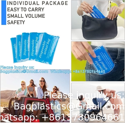 Sacs d'urine, sacs d'urine pour camping, sacs d'urine jetables, sacs d'urine de voyage, toilettes d'urgence portable pour les embouteillages