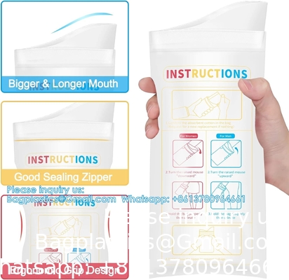 Sacs d'urine jetables - 12 paquets d'urinoirs portables pour hommes et femmes Sacs de toilettes/vomis pour les voyages et les campings, unisexe