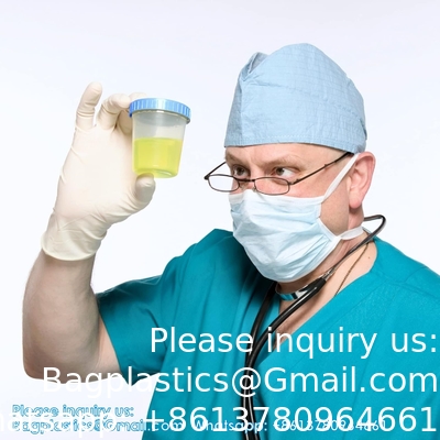 Gobelets à échantillons avec vis anti-fuite sur les couvercles - bocaux d'échantillons d'urine clairs et non stériles de 4 oz - conteneurs
