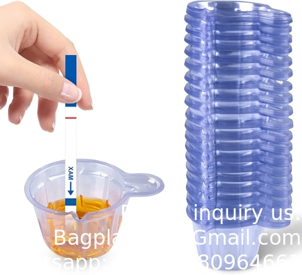 Cupe à urine jetable en plastique de 40 ml - 80/120/200 pièces Cupe à échantillon d'urine facile à collecter pour le test de grossesse/ovulation