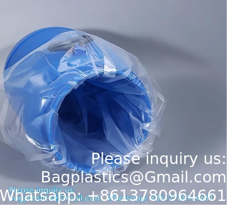 Fabricant de plastique Fournitures Durable Ronde Fond en plastique Tambour Baril Liner Sacs Tambour Liner 10l Liner de seau