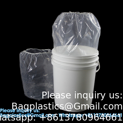 Fabricant de plastique Fournitures Durable Ronde Fond en plastique Tambour Baril Liner Sacs Tambour Liner 10l Liner de seau