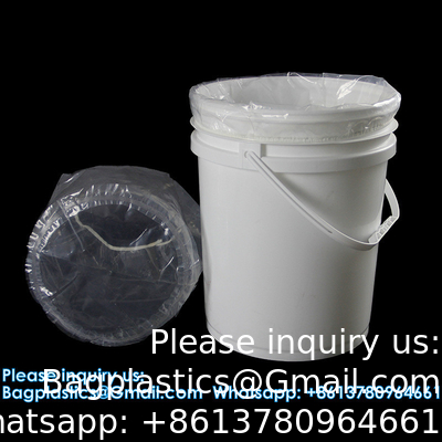 Fabricant de plastique Fournitures Durable Ronde Fond en plastique Tambour Baril Liner Sacs Tambour Liner 10l Liner de seau
