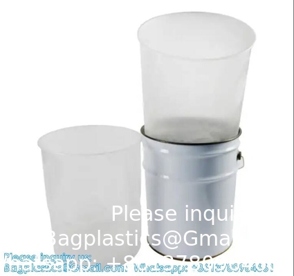Peintures à charge lourde 5 mil Drum Liner Anti-statique Liner de seaux industriel barrière Bucket Liner