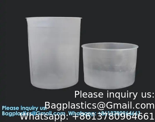 en gros personnalisé Round Bottom Sac en plastique Drum Liner Pour les barils de peinture industrielle