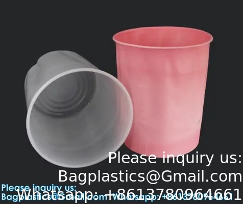 en gros personnalisé Round Bottom Sac en plastique Drum Liner Pour les barils de peinture industrielle